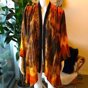 Citron Santa Monica Silk Cape SzM